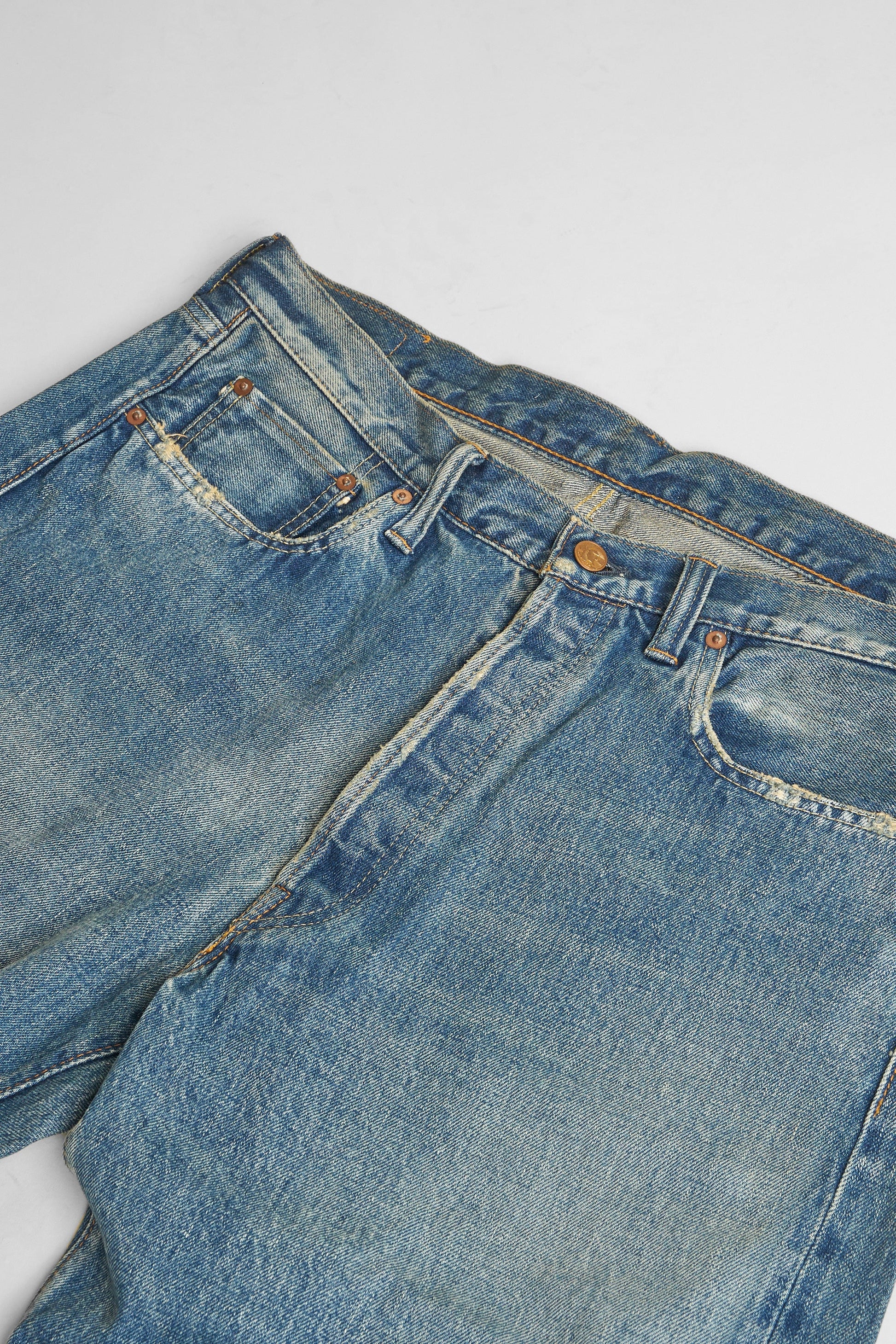 1950cv - 13oz 'Classic Vintage' Washed Wide Selvedge Denim