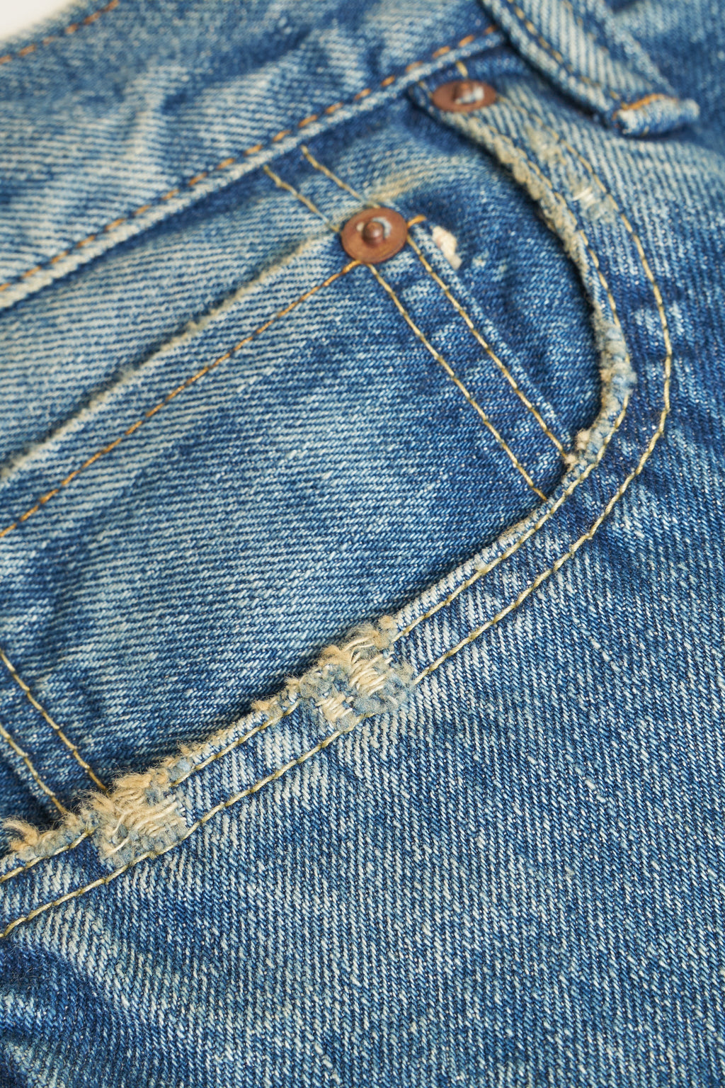 1950cv - 13oz 'Classic Vintage' Washed Wide Selvedge Denim