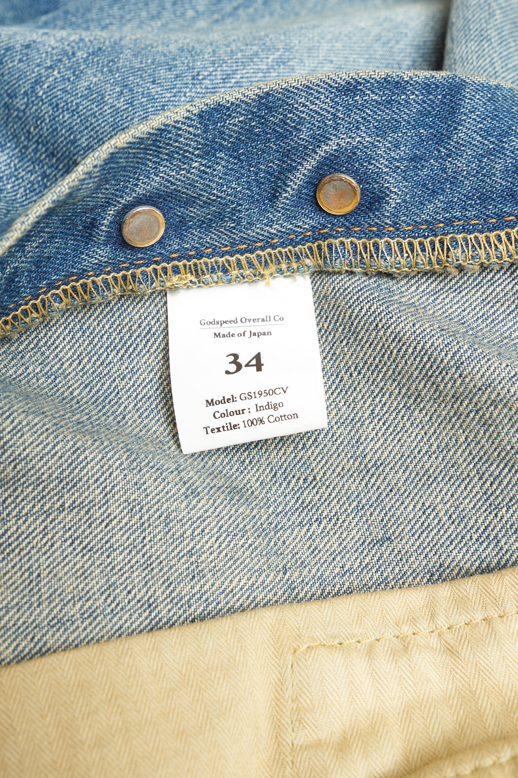 1950cv - 13oz 'Classic Vintage' Washed Wide Selvedge Denim