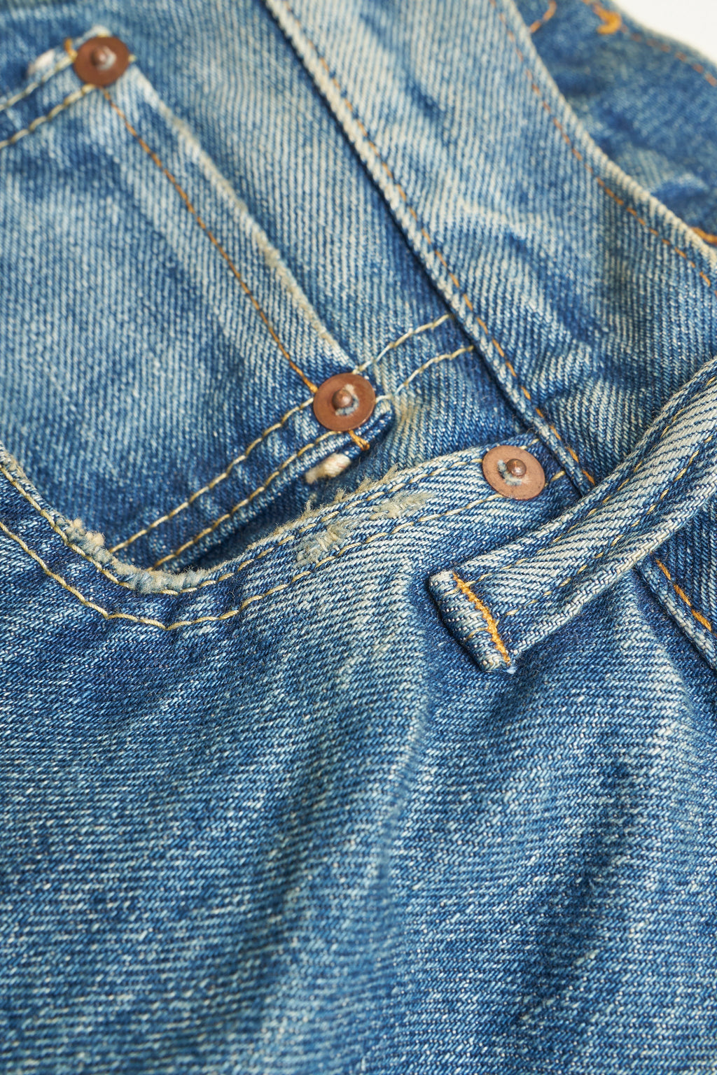 1950cv - 13oz 'Classic Vintage' Washed Wide Selvedge Denim