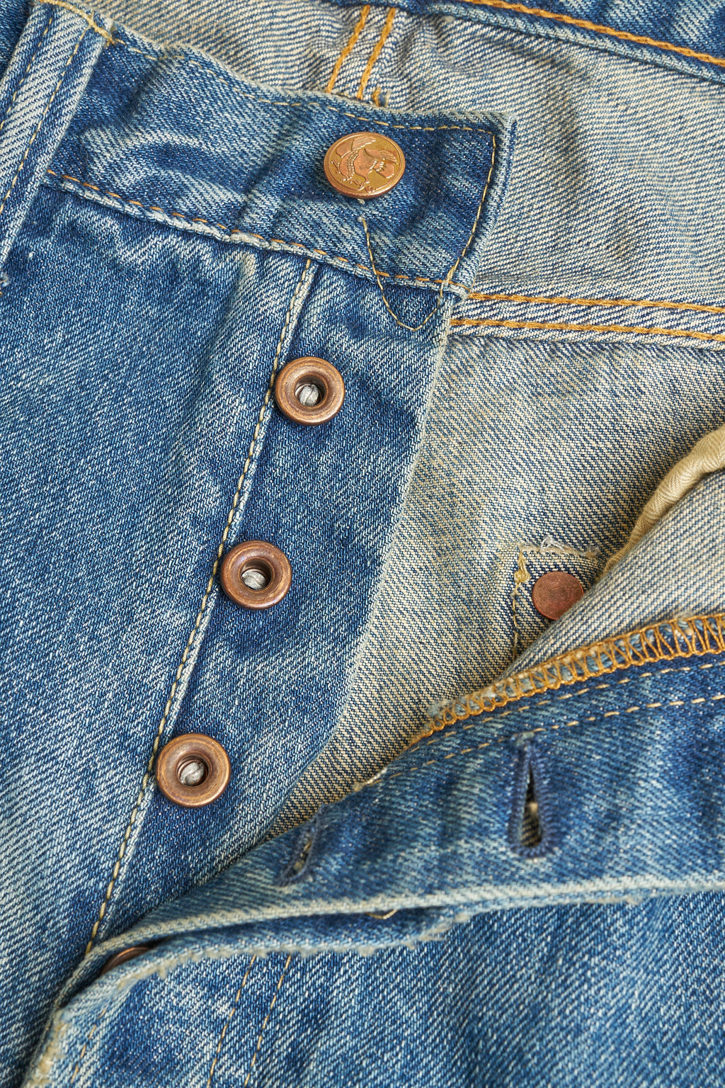 1969cv - 13oz 'Classic Vintage' Washed Straight Selvedge Denim