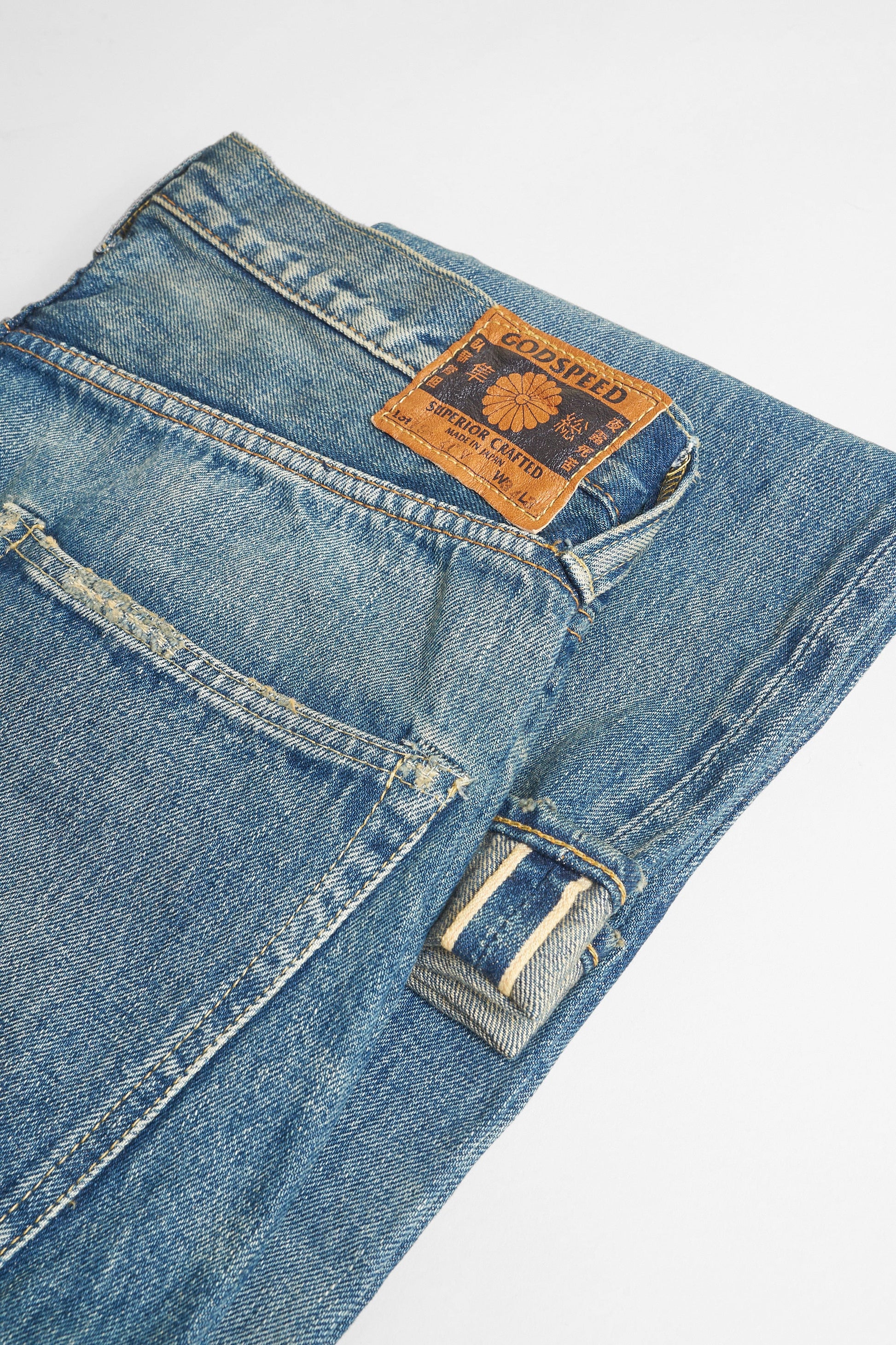 1969cv - 13oz 'Classic Vintage' Washed Straight Selvedge Denim