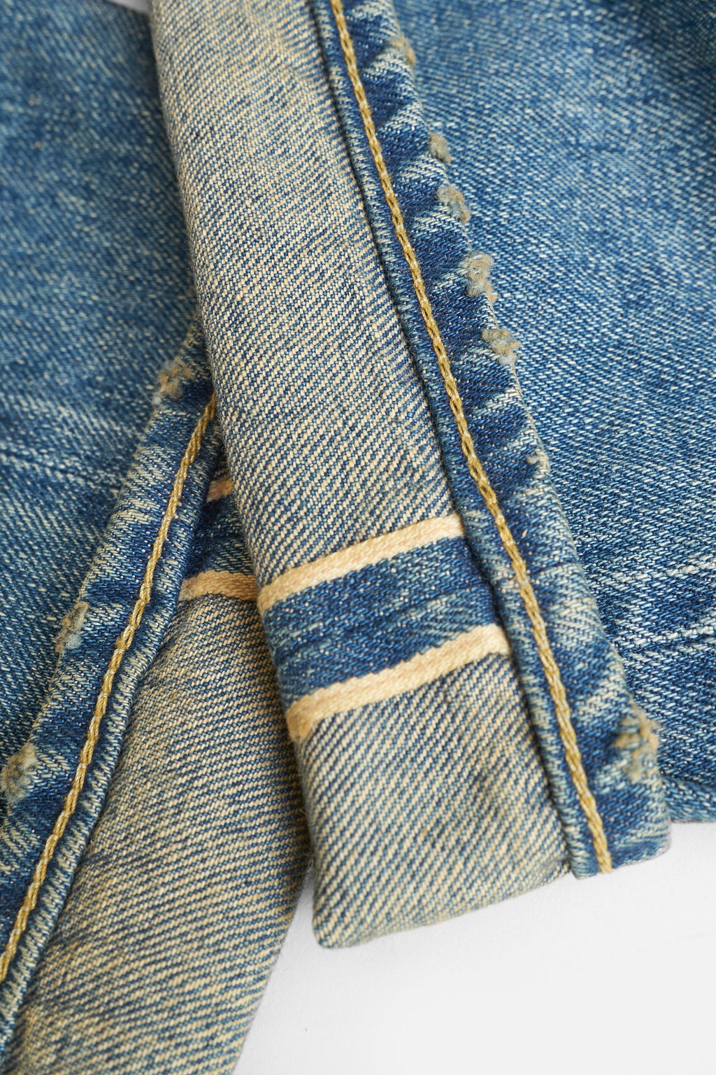 1969cv - 13oz 'Classic Vintage' Washed Straight Selvedge Denim