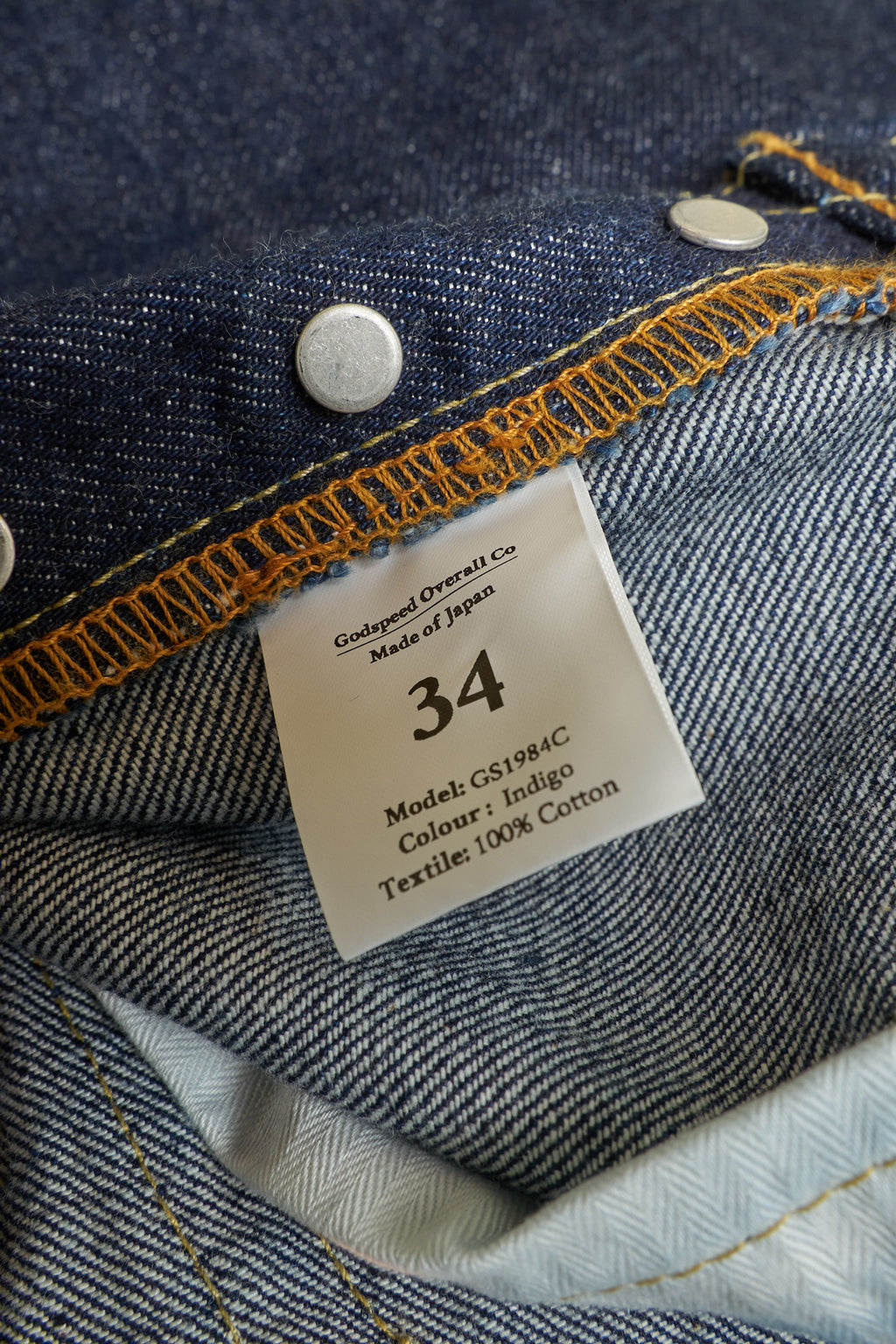 1984c - 13oz 'Classic' High Tapered Selvedge Denim