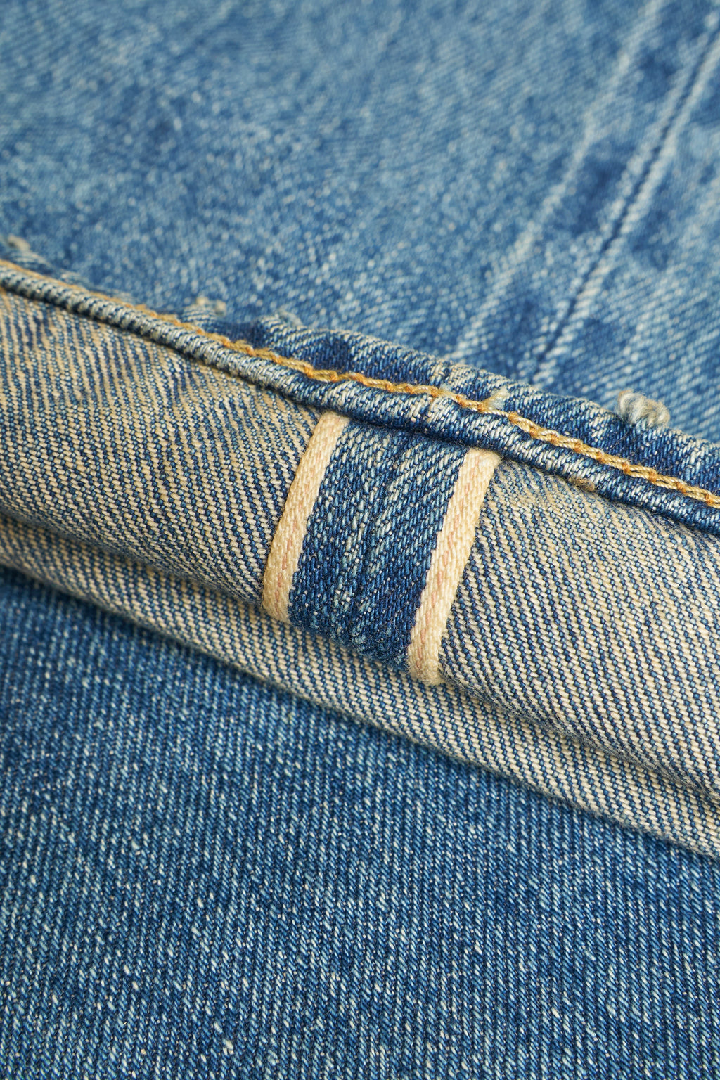 1984cv - 13oz 'Classic Vintage' Washed High Tapered Selvedge Denim