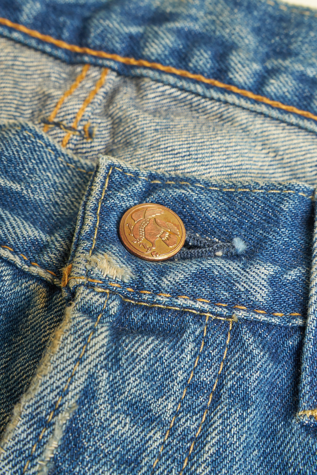 1984cv - 13oz 'Classic Vintage' Washed High Tapered Selvedge Denim