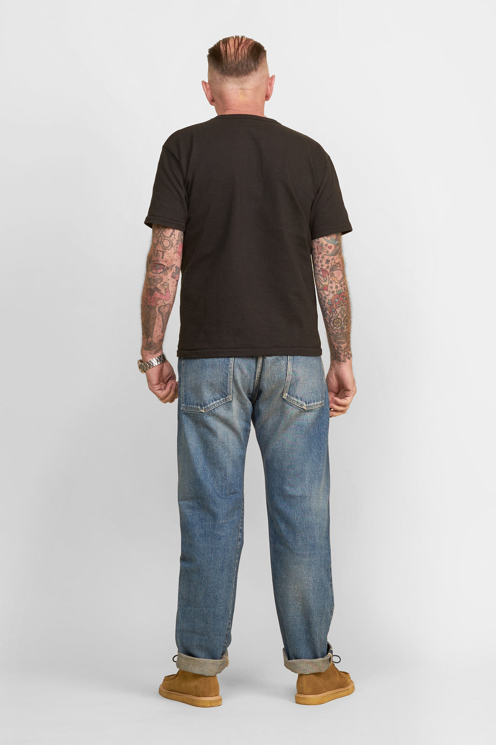 1984cv - 13oz 'Classic Vintage' Washed High Tapered Selvedge Denim