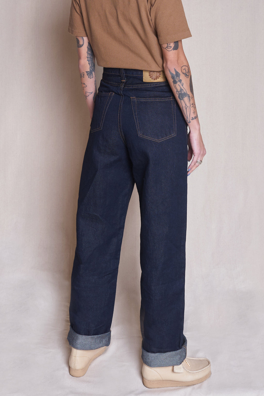 Godspeed 'Cloudkicker' Women's High-Rise Wide Leg Denim - Indigo