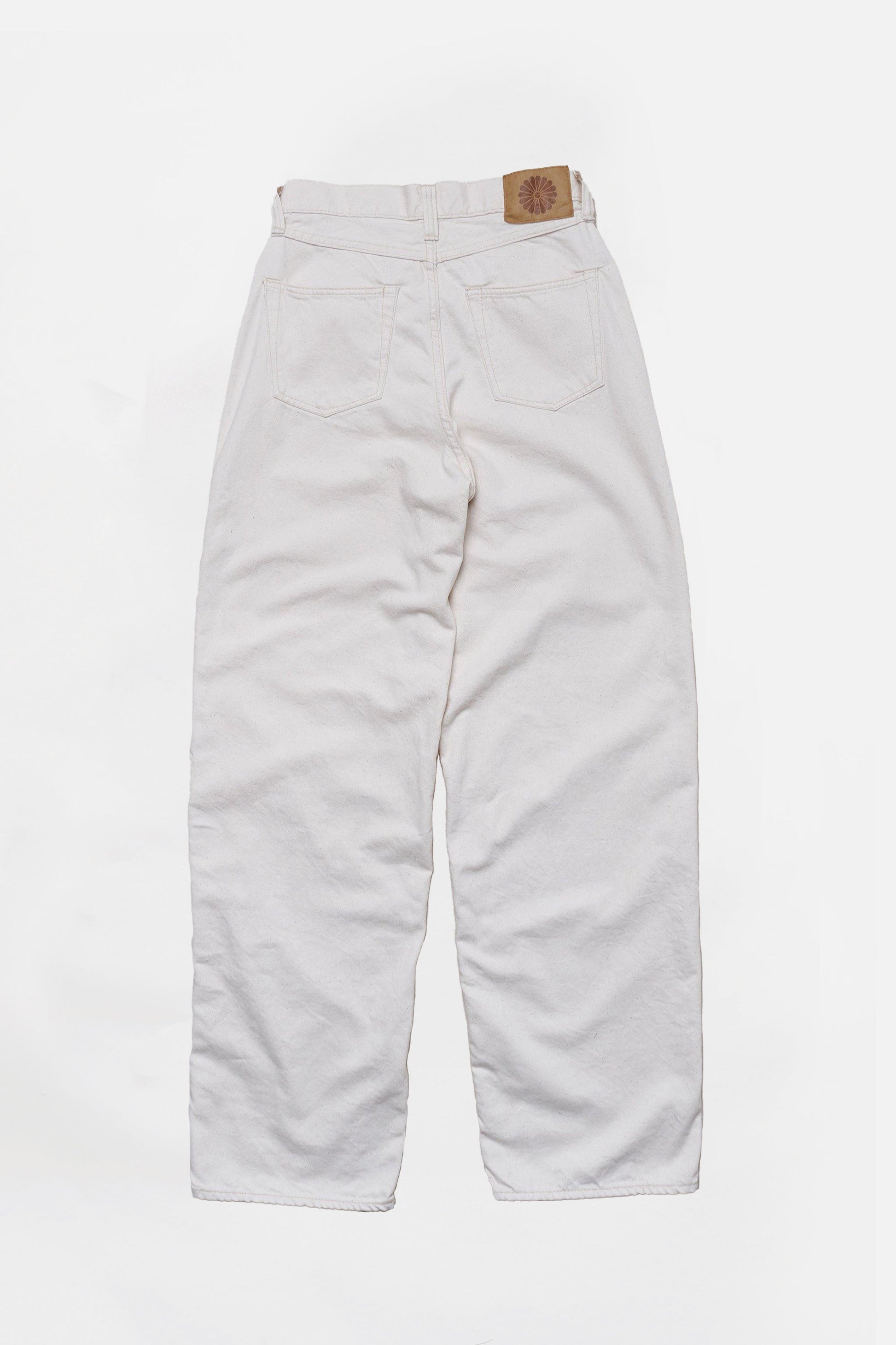 Godspeed 'Cloudkicker' Women's High-Rise Wide Leg Denim - Natural