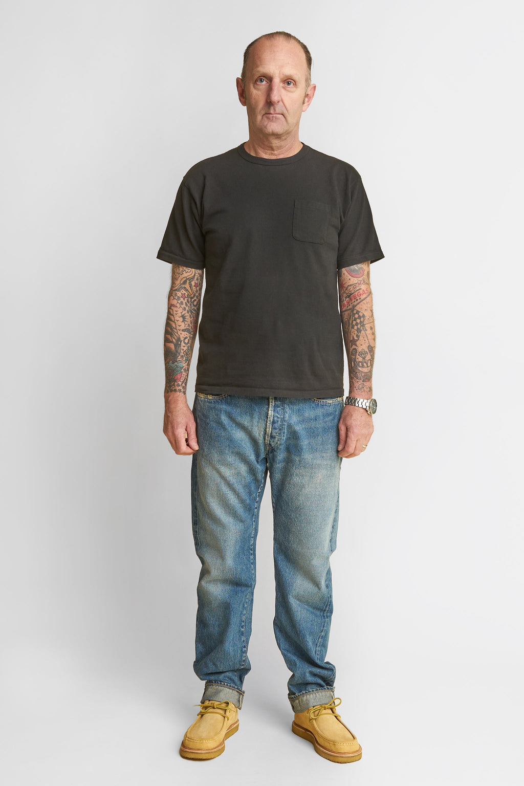 Heavyweight Pocket T-Shirt - Vintage Black