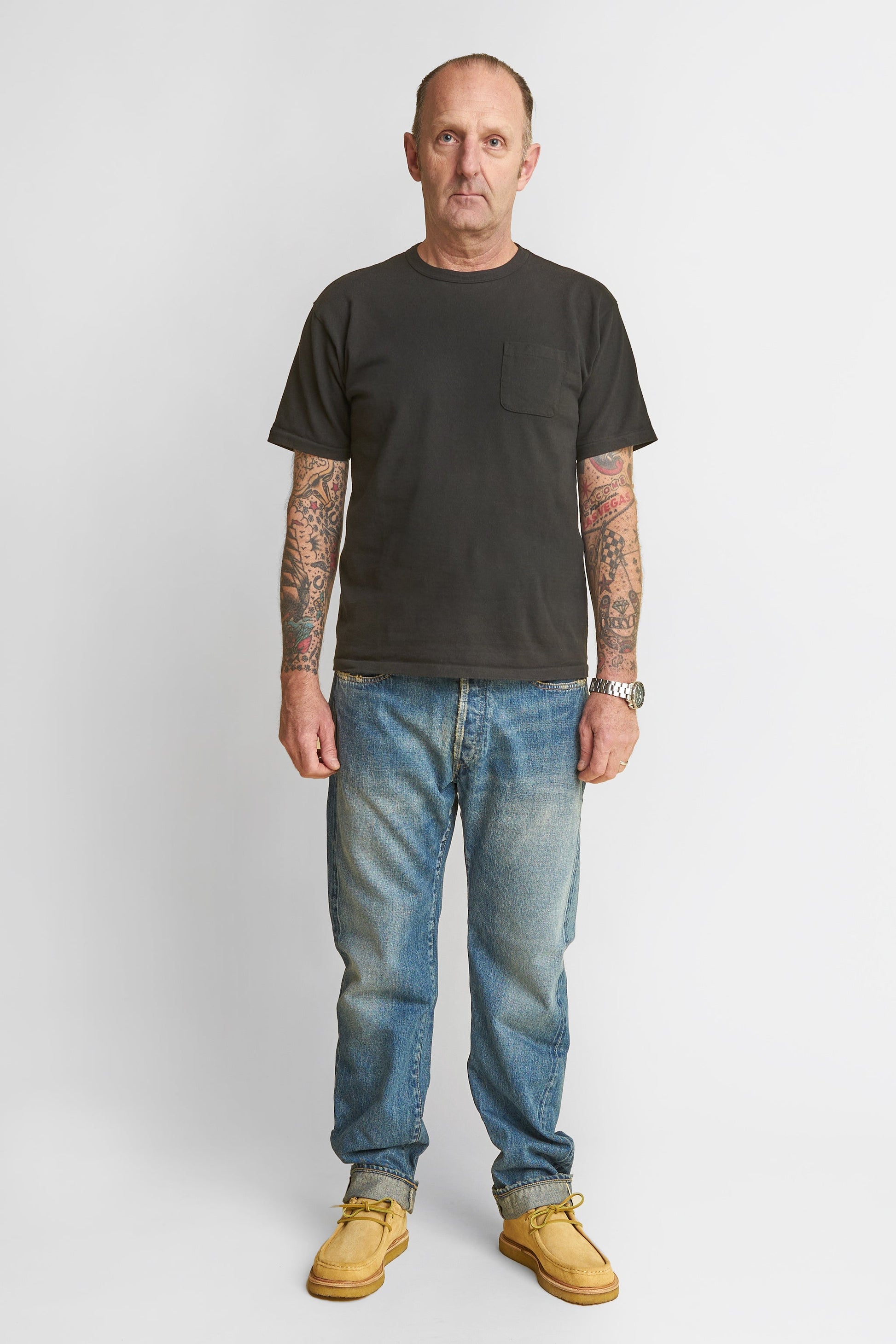 Heavyweight Pocket T-Shirt - Vintage Black