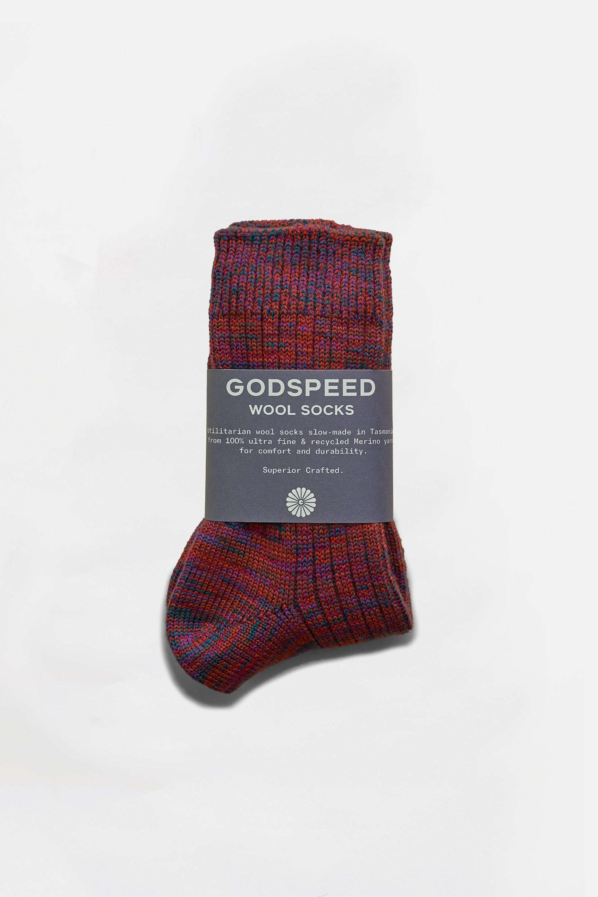 Godspeed Wool Socks - Purple