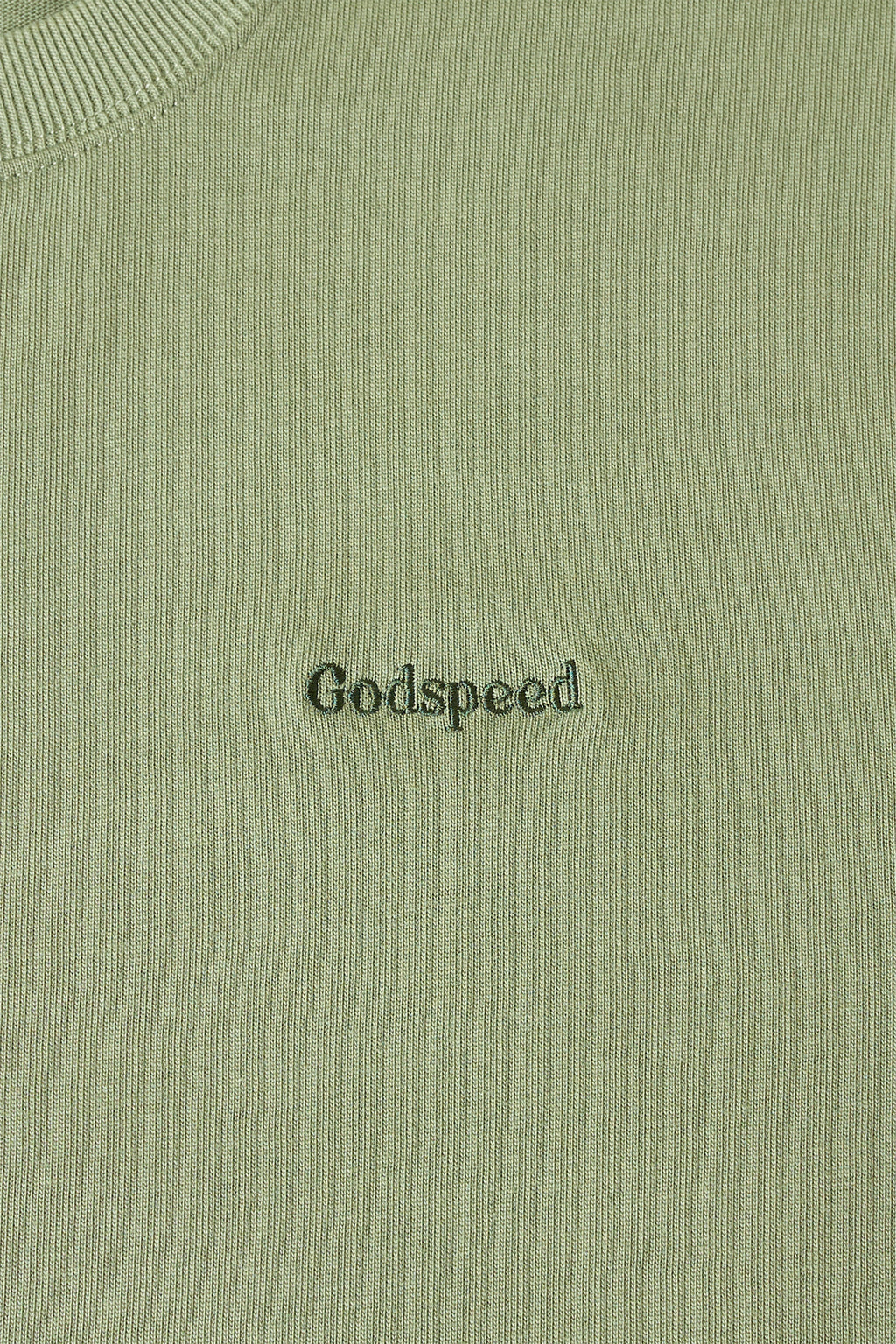 Tonal Mini Logo Heavyweight Organic T-Shirt - Green
