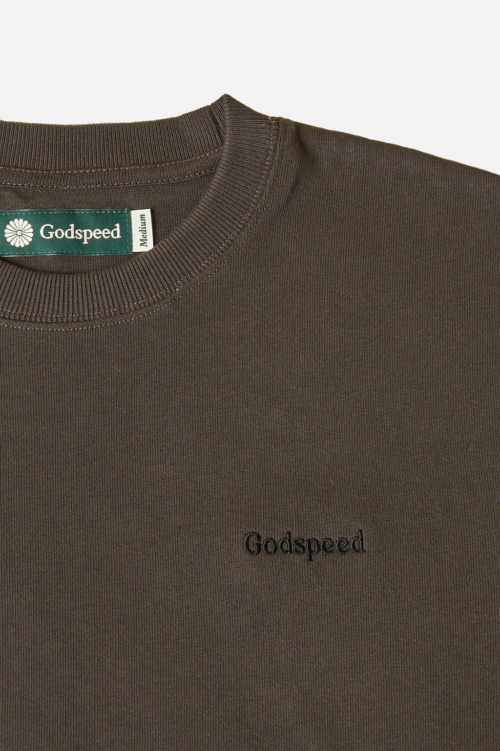 Tonal Mini Logo Heavyweight Organic T-Shirt - Vintage Black