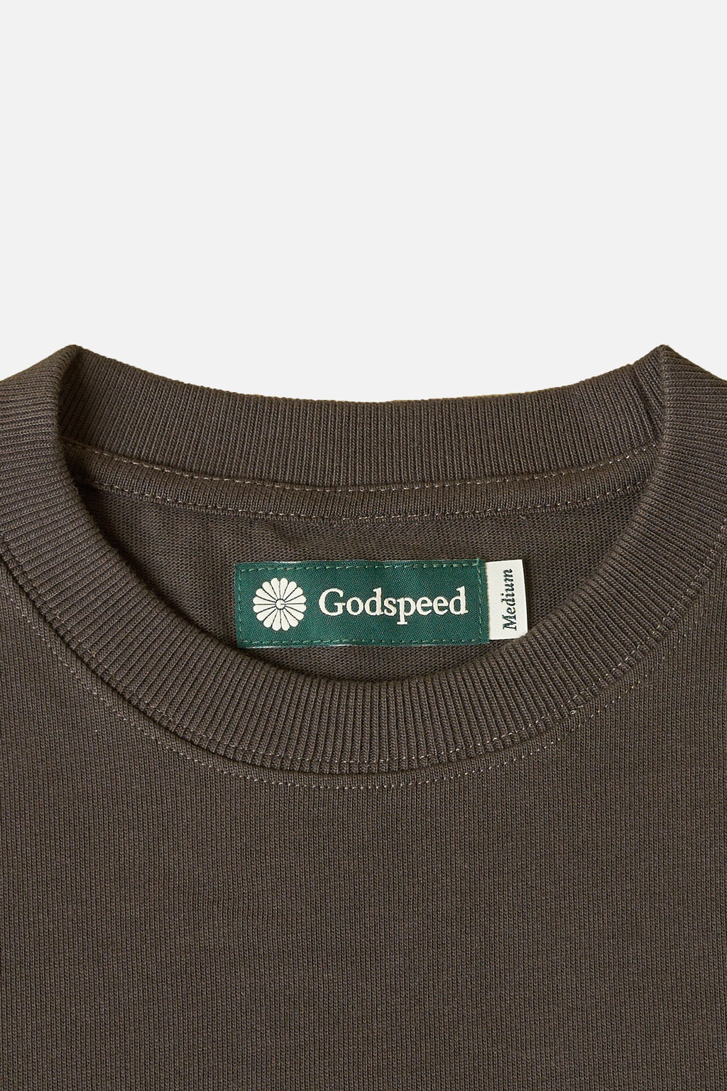 Tonal Mini Logo Heavyweight Organic T-Shirt - Vintage Black