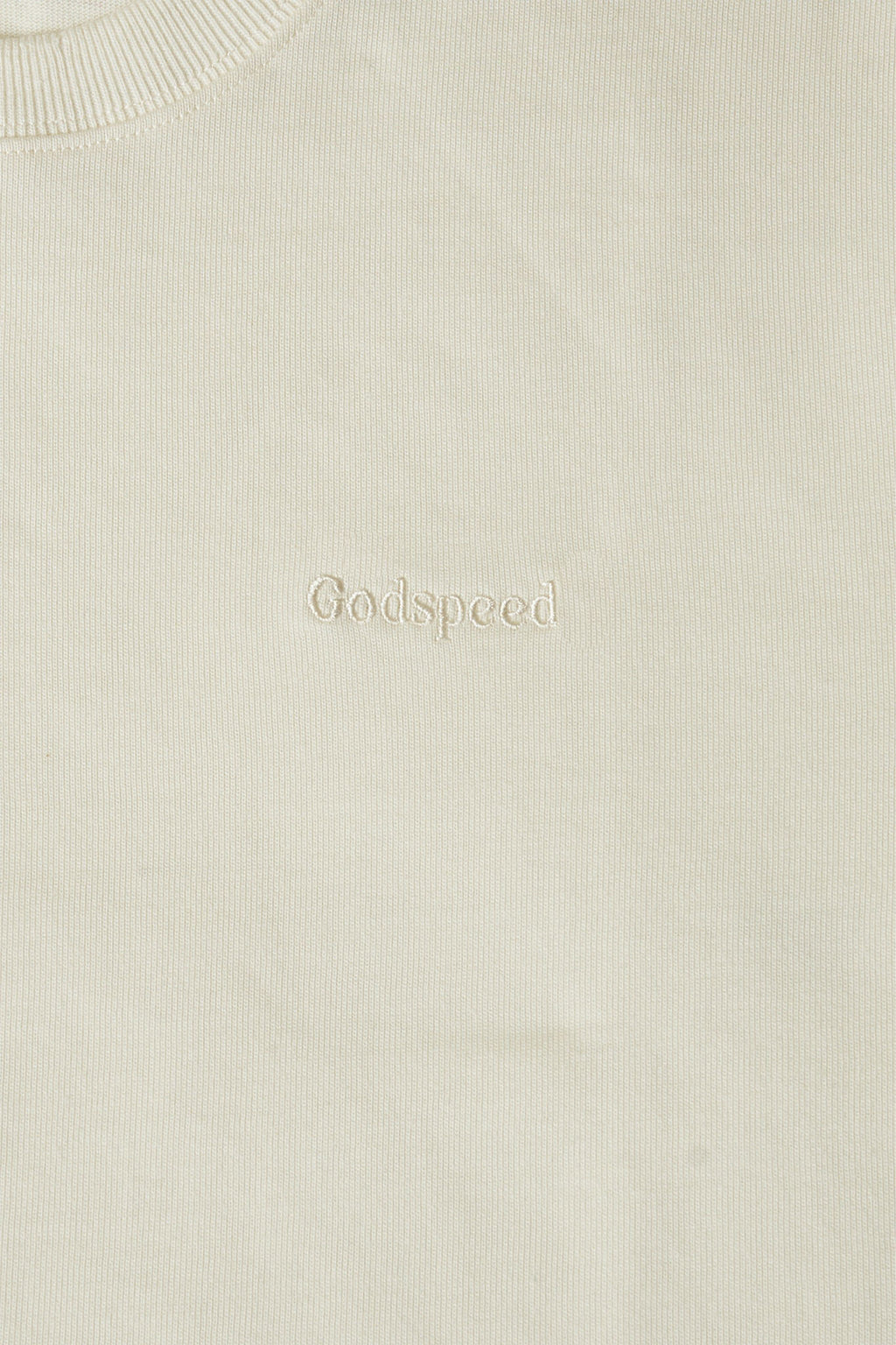 Tonal Mini Logo Heavyweight Organic T-Shirt - Natural