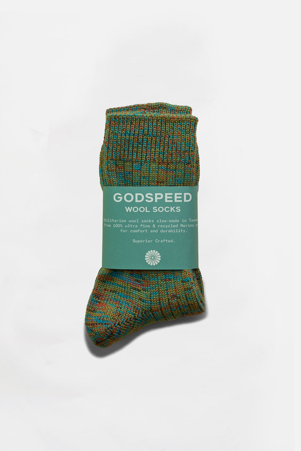 Godspeed Wool Socks - Teal
